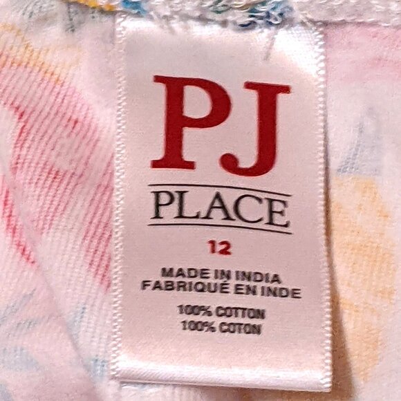 PJ Place Cotton Christmas Pajamas Youth size 12 - Picture 6 of 7
